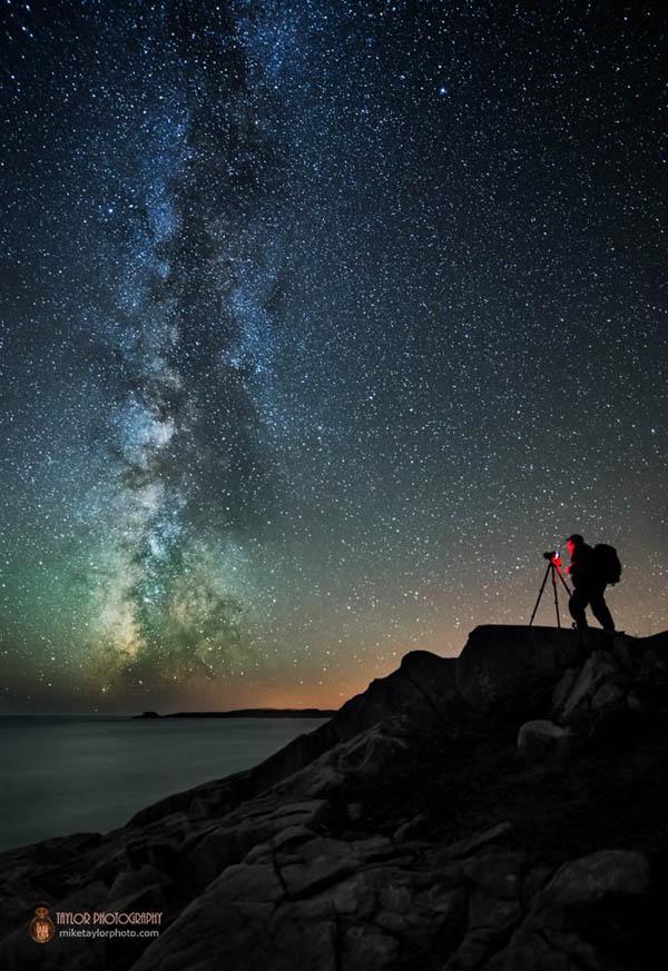 Фотография Млечного Пути, сделанная Майком Тейлором. Photo by Mike Taylor / Facebook